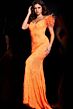 Jovani 26041 Feather Straps Sequin Dress