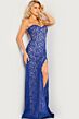 Jovani 26051 Beaded Lace Strapless Sweetheart Dress