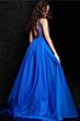 Jovani 26058 Beaded Illusion Overskirt Dress