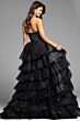 Jovani 26119 Ruffle Overskirt Strapless Dress