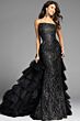 Jovani 26119 Ruffle Overskirt Strapless Dress