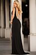 Jovani 26120 Criss Cross Neckline Strappy Back Dress
