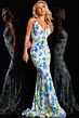 Jovani 26130 Plunging Neckline Sequin Dress