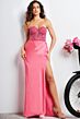 Jovani 26165 Side Tail Embellished Corset Dress
