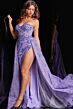 Jovani 26232 Long Overskirt High Slit Dress
