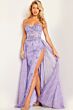 Jovani 26232 Long Overskirt High Slit Dress