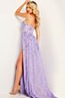 Jovani 26232 Long Overskirt High Slit Dress