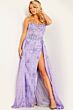 Jovani 26232 Long Overskirt High Slit Dress