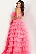 Jovani 26314 Layered Skirt Pleated Dress