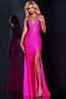 Jovani 36403 Lace-Up Back Hot-Fix Dress