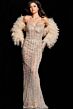 Jovani 36510 Ruffle Bolero Embellished Dress