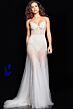 Jovani 36511 Corset Top Beaded Illusion Dress