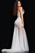 Jovani 36511 Corset Top Beaded Illusion Dress