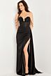 Jovani 36538 High Slit Beaded Corset Dress