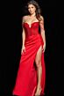 Jovani 36538 High Slit Beaded Corset Dress