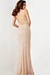 Jovani 36609 Scoop Neckline Bare Back Dress