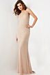 Jovani 36609 Scoop Neckline Bare Back Dress