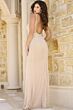 Jovani 36609 Scoop Neckline Bare Back Dress