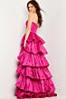 Jovani 36619 Layered Skirt Strapless Dress