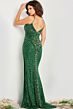 Jovani 36643 Side Slit Embellished Dress