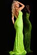Jovani 36656 V-Back Geometric Sequin Dress