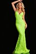 Jovani 36656 V-Back Geometric Sequin Dress