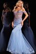 Jovani 36730 Illusion Bodice Trumpet Silhouette Dress