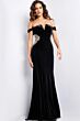 Jovani 36733 Beaded Side Off The Shoulder Dress