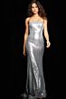 Jovani 36874 Ombre Sequin Strapless Dress