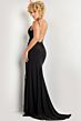 Jovani 37086 Strappy High Slit Dress