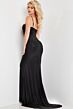 Jovani 37092 Heat-Set Stones Spaghetti Straps Dress