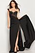 Jovani 37094 Beaded Corset One Strap Dress