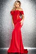 Jovani 37225 Drop Waist Bow Neckline Dress