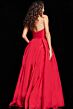 Jovani 37266 Strapless Sweetheart 3D Floral Dress
