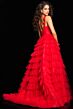 Jovani 37274 Ruffle Skirt One Strap Dress