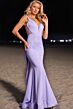 Jovani 37430 Waterfall Back Plunging Neck Dress