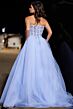 Jovani 37460 Beaded Corset Strapless Dress