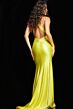Jovani 37614 Empire Waist Plunging Neck Dress