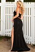 Jovani 37624 High Slit Embroidered Dress