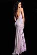 Jovani 37648 Illusion Sides Backless Sequin Dress