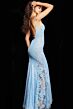 Jovani 37648 Illusion Sides Backless Sequin Dress