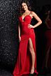Jovani 38142 Plunging Neck Cutout Back Dress