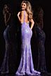 Jovani 38148 Open Back Embellished Dress