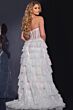 Jovani 38165 Ruffle Skirt Sheer Corset Dress