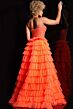 Jovani 38277 Ruffle Skirt Corset Bodice Dress