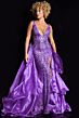 Jovani 38336 Ruffle Overskirt Sequin Dress