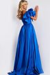 Jovani 38466 High Slit One Shoulder Dress