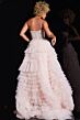 Jovani 38540 Ruffle Skirt Lace Corset Dress