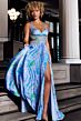 Jovani 38722 Beaded Waist Criss Cross Back Dress