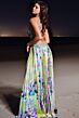 Jovani 38733 Floral Print Cutout Dress